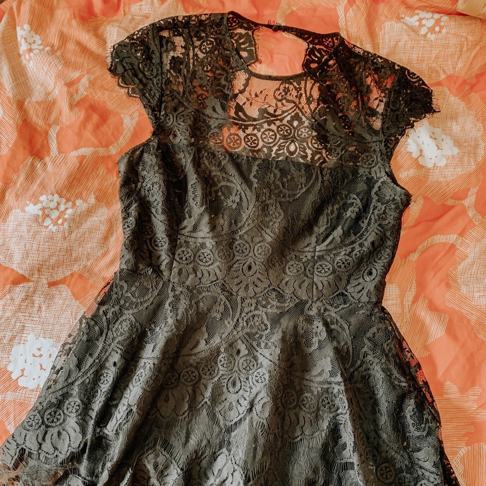 Bb Dakota black lace dress